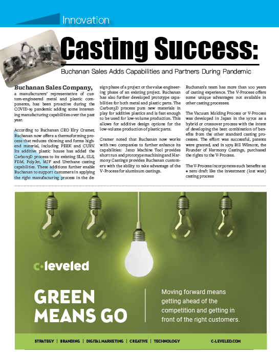 Buchanan Sales Adds Capabilities and Partners During Pandemic